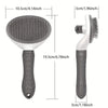 Brosse de toilettage auto-nettoyante en un clic pour animaux