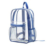 Heavy-Duty Transparent PVC Backpack with Padded Straps