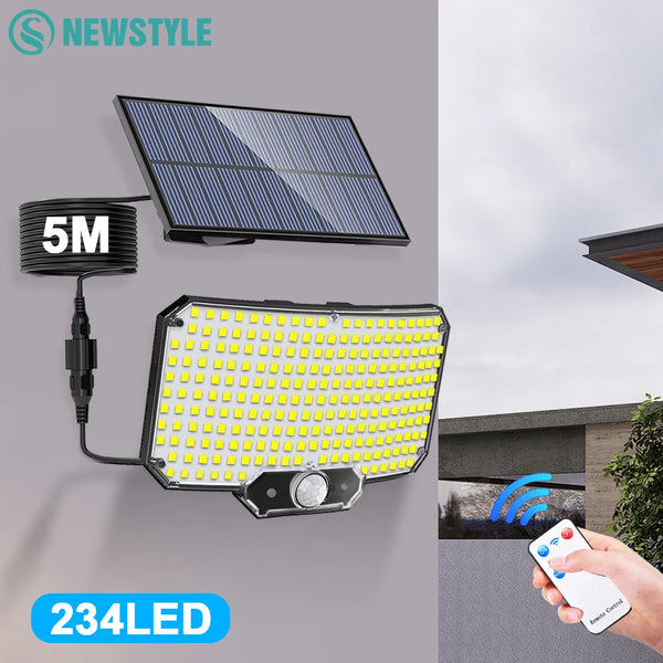 Solar Motion Sensor Flood Light