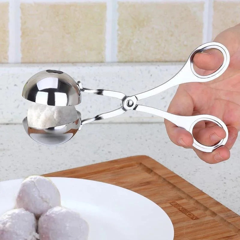 Molde de Acero Inoxidable para Albóndigas y Bolitas de Arroz