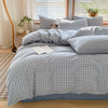 Green Plaid 3-Piece Duvet Cover Set