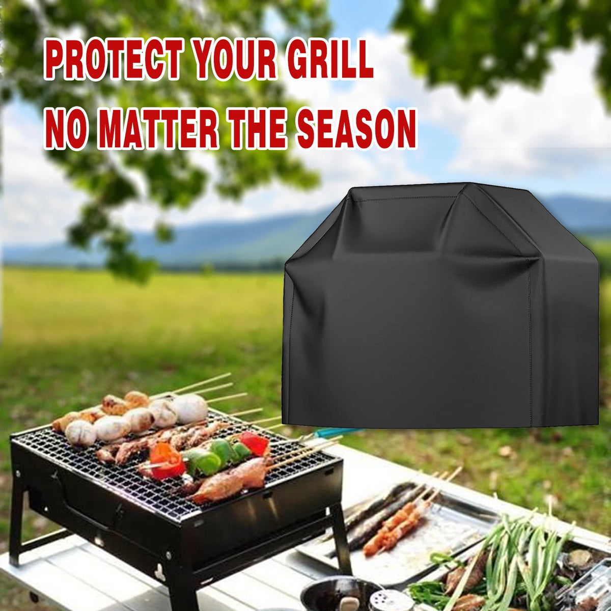 Heavy Duty Waterproof Grill Cover for Gas BBQ Grills