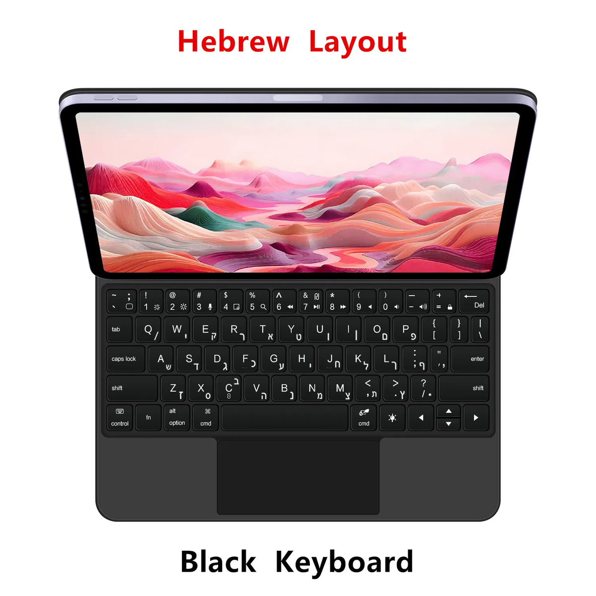 iPad Magic Keyboard Case with Backlit Keys and Touchpad