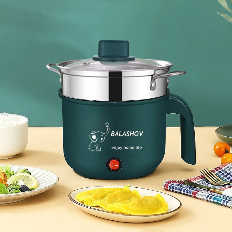 Marmite Électrique Compacte 1,8L avec Cuve Antiadhésive