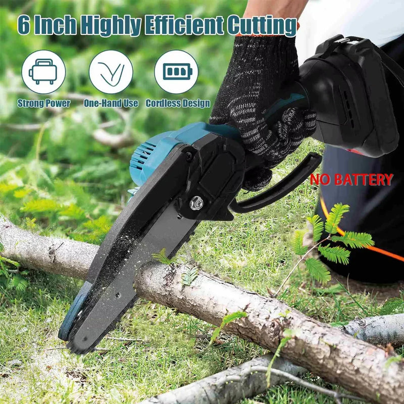6-Inch Cordless Mini Chainsaw