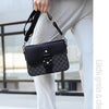 Men's Jacquard Crossbody Bag with Waterproof Finish