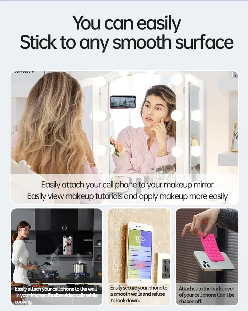 Multifunctional Silicone Suction Cup Phone Holder
