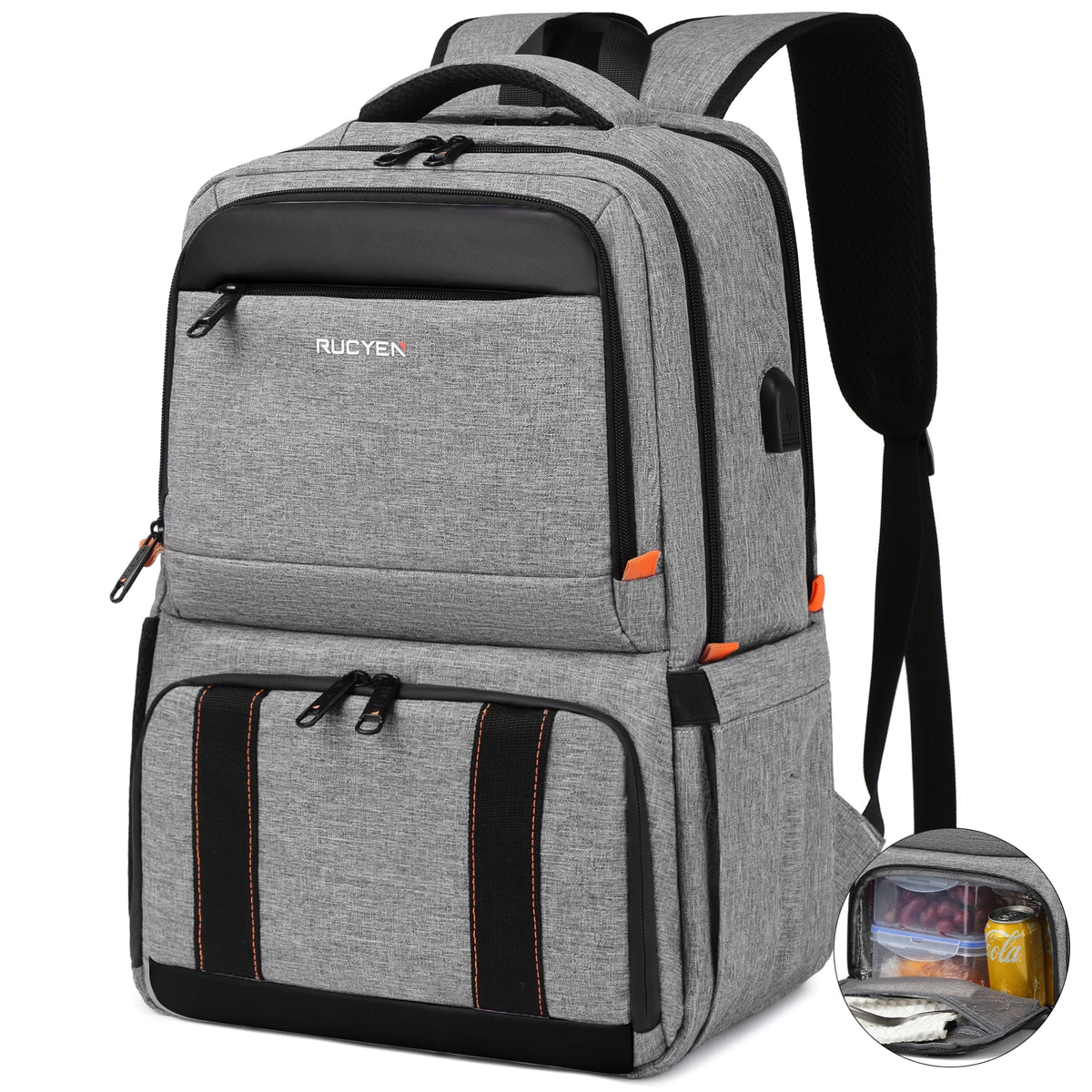 Insulated Lunch Cooler Backpack with Water-Resistant Design