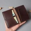 Genuine Leather Passport Holder with Card Slots
