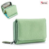 Genuine Leather Mini RFID Wallet for Women