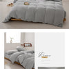 Washed Cotton Duvet Cover – Minimalist Solid Color Bedding