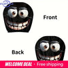 Cartoon Big-Eyed Car Headrest Cover Set (2 Pack)