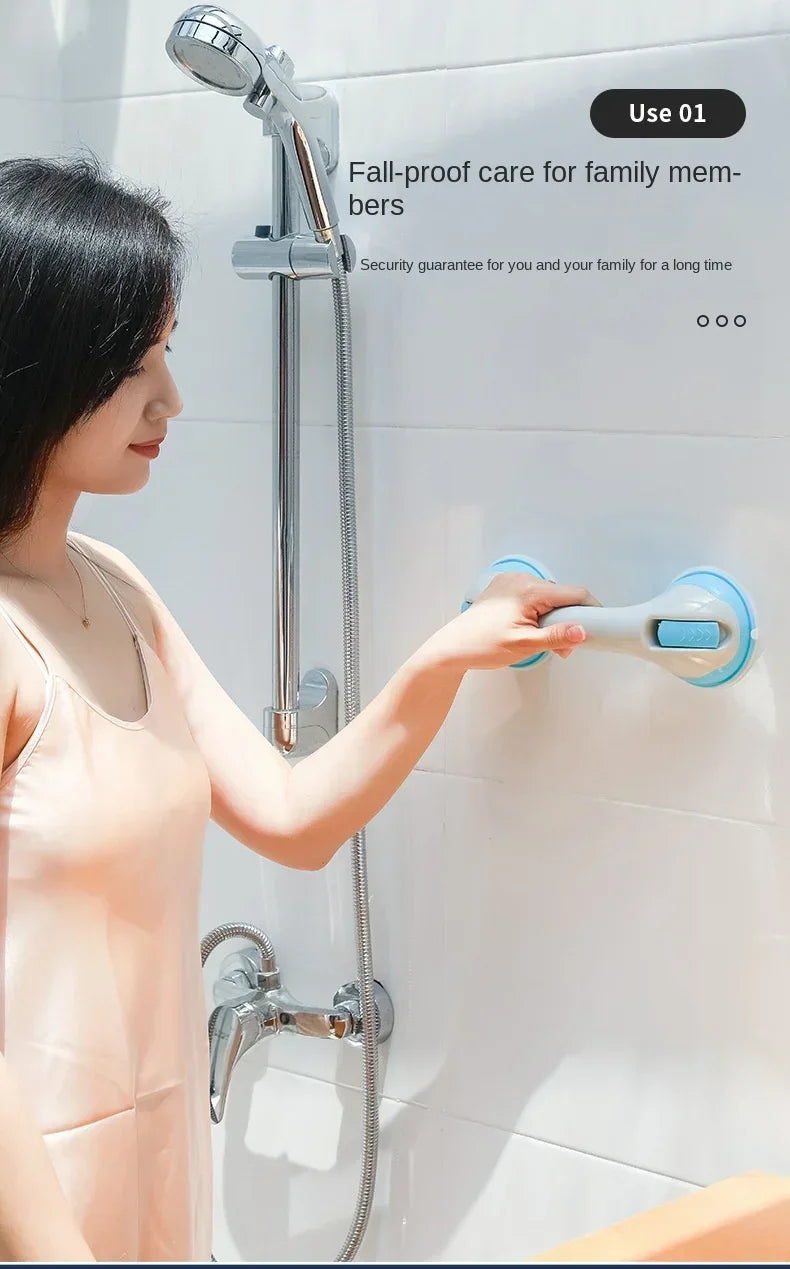 Suction Cup Safety Grab Bar for Bathroom and Shower