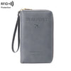RFID-Blocking Travel Wallet with Wrist Strap