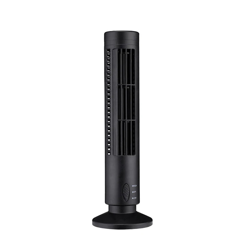 Bladeless LED Tower Fan with 90° Oscillation