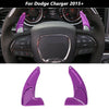 Purple anodized aluminum shift paddle extenders for Dodge Charger 2015+