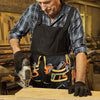 Adjustable Tool Belt with Detachable Pockets for Work and DIY