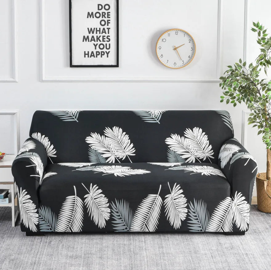 Floral Print Stretch Sofa Cover
