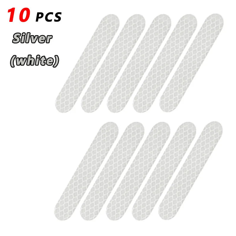 High-Visibility Reflective Safety Stickers (Multi-Color)