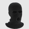 Black knitted ski mask car headrest cover
