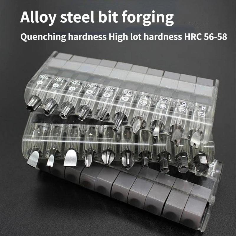 Compact Multi-Bit Ratchet Screwdriver Set