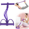 6-Tube Resistance Band Pedal Puller for Full-Body Fitness