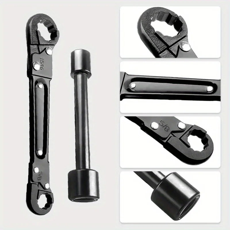 Professional Double-End Angle Stop Wrench for Plumbing Repairs