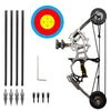 Compact Metal Compound Bow Set