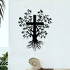 Elegant Metal Cross Wall Art for Home and Office