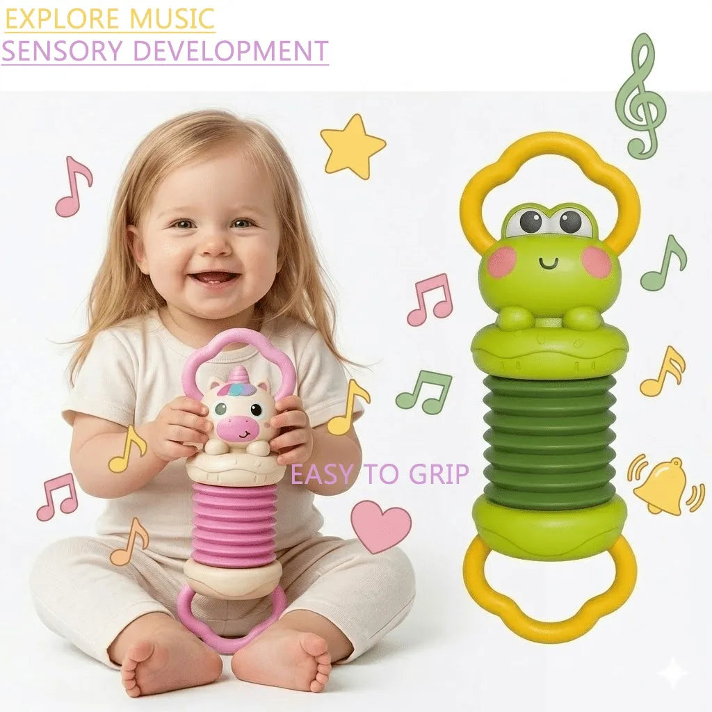 Kids Cartoon Frog Unicorn Accordion – Early Learning Musical Toy