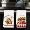 Strawberry Basket Kitchen Towel Set (2-Pack)