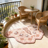 Butterfly-Shaped Plush Rug with Non-Slip Backing