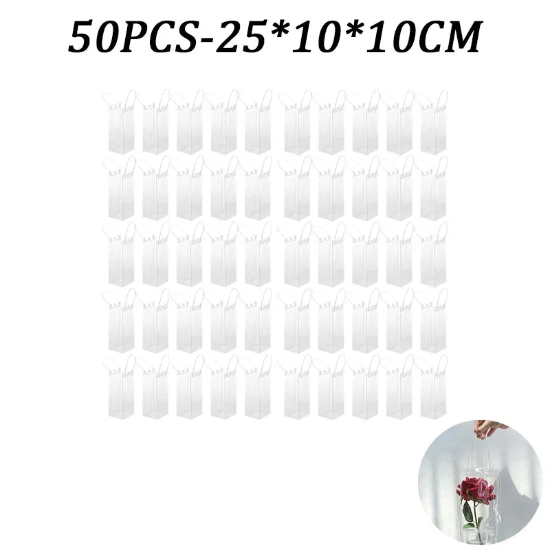 Clear PVC Gift Bags with Handles