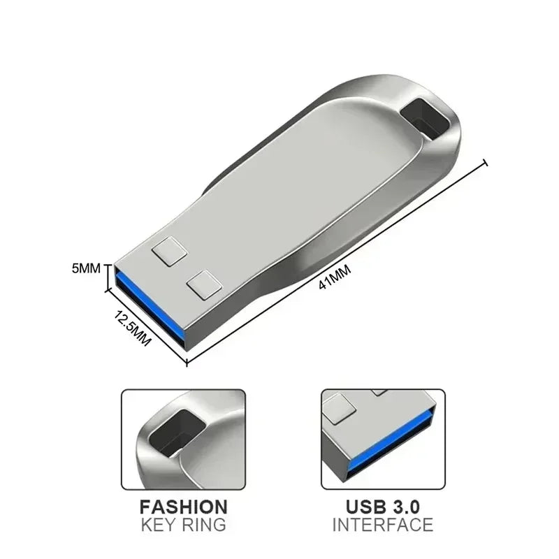 8GB USB 3.0 Metal Flash Drive