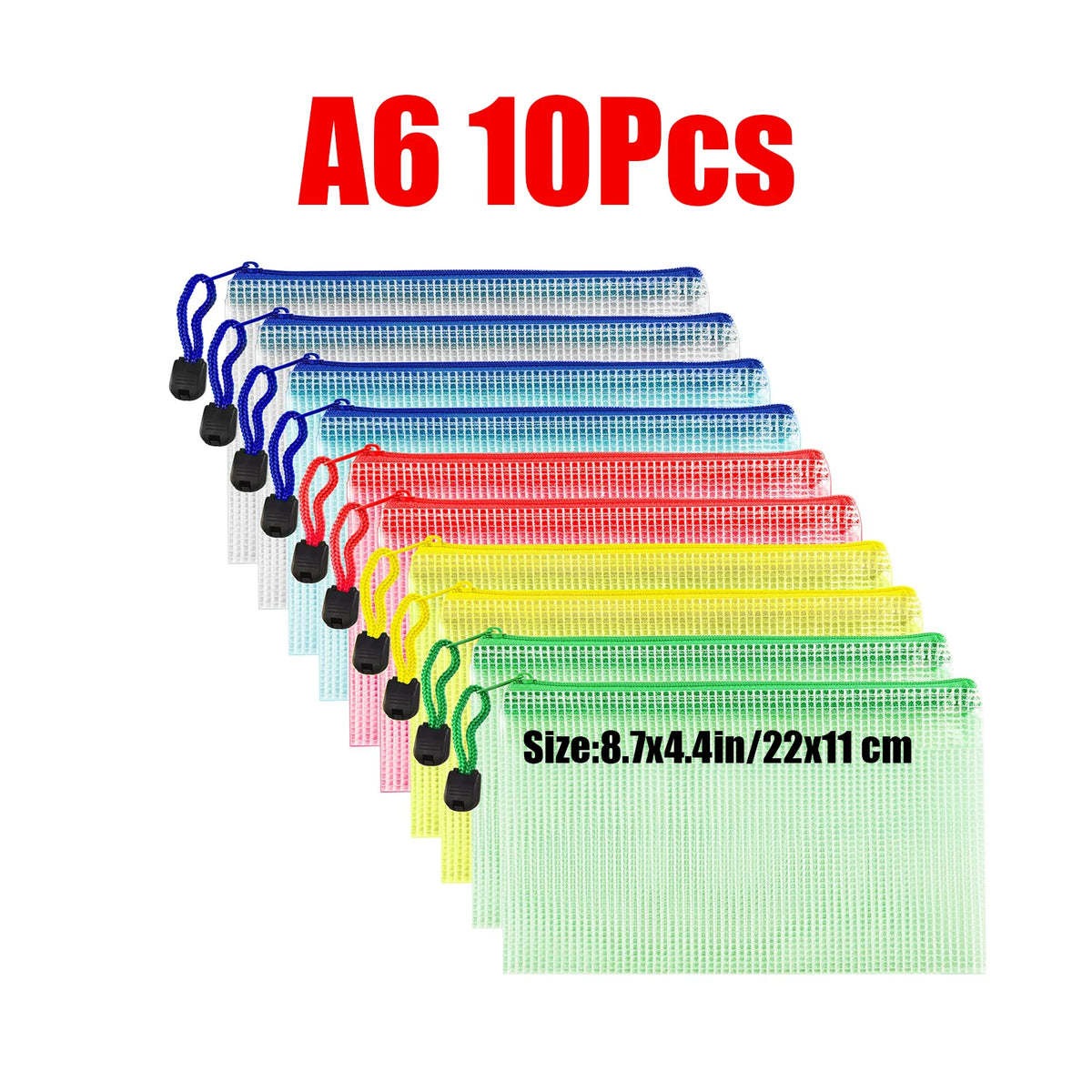 Clear Waterproof Zipper Document Organizer
