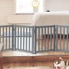 Modern Wooden Pet Gate with Sliding Door