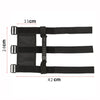 Black non-slip Oxford roll bar grab handles for Jeep Wrangler TJ YJ JK JL vehicles.
