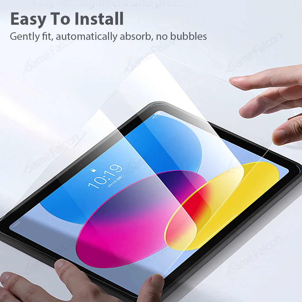 Ultra-Clear Tempered Glass Screen Protector for iPad