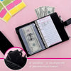 A6 PU Leather Budget Binder with Cash Envelope Organizer