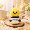 Handmade Crochet Amigurumi Doll with Love and Encouragement