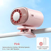 Mini Portable Clip-On Fan with 360° Rotation