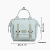 Compact Diaper Backpack with Insulated Bottle Holder