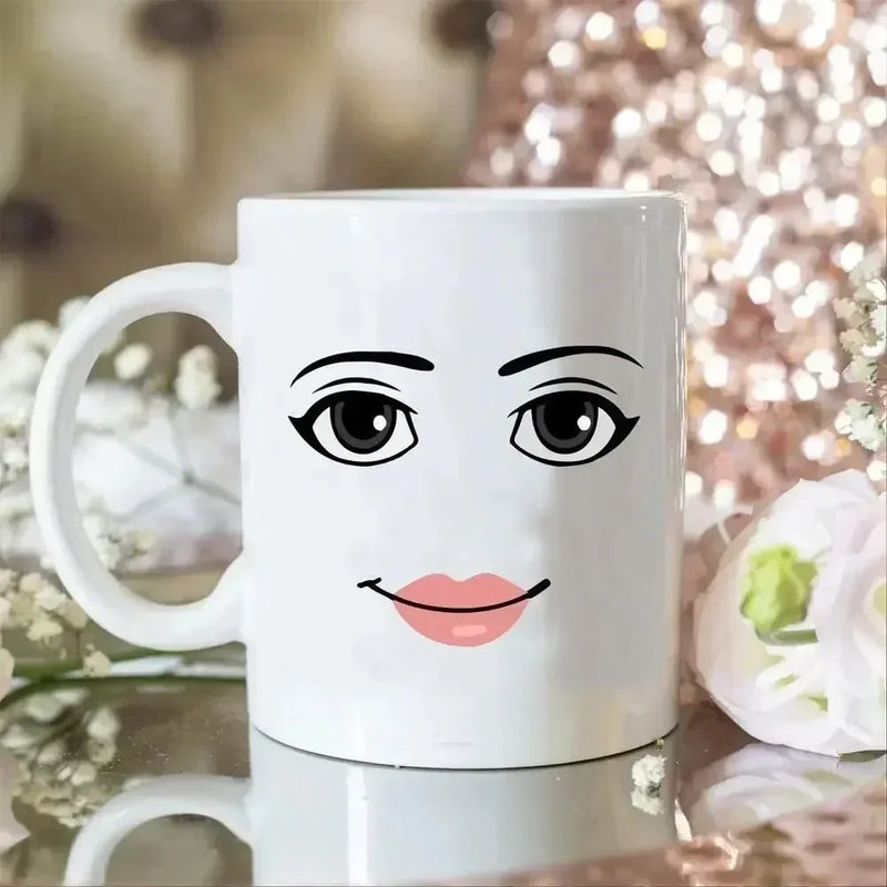 Keramik-Kaffeebecher mit Händedruck-Griff