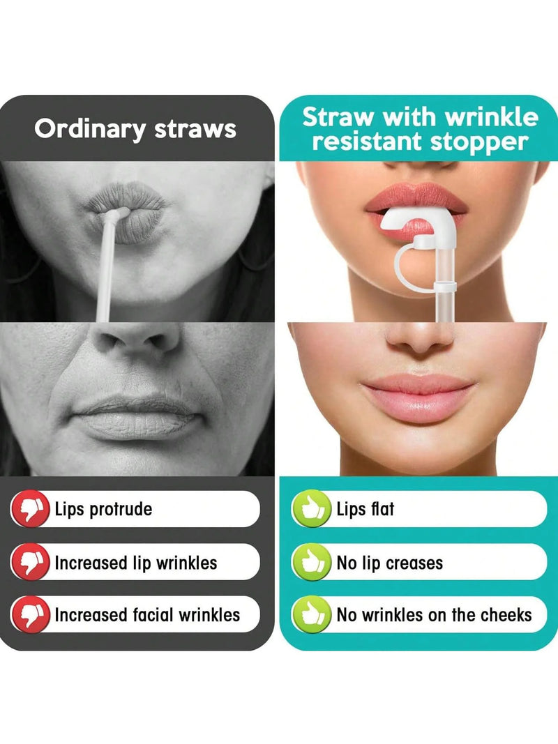 Anti-Wrinkle Straw Topper for Stanley Tumblers