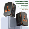 Universal-Reiseadapter mit Schnellladefunktion