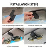 Magnetic Car Sun Visor Glasses Holder