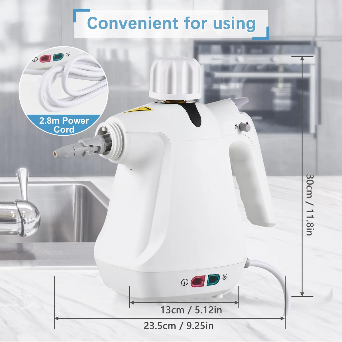 12-in-1 Dampfreiniger Handgerät