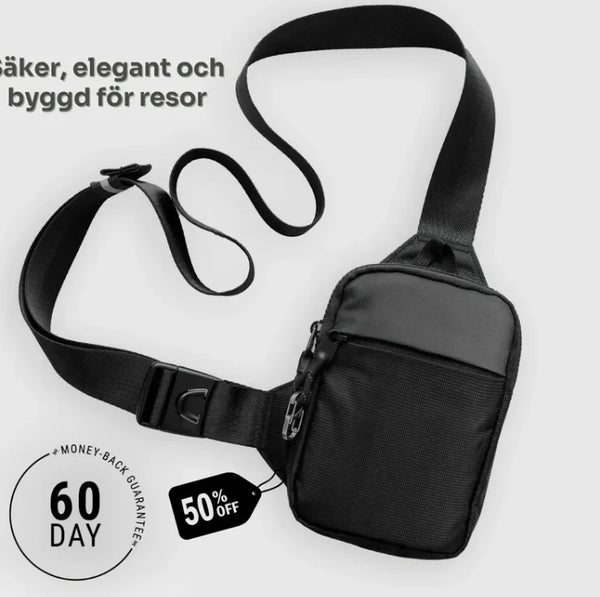 Compact RFID-Blocking Crossbody Bag