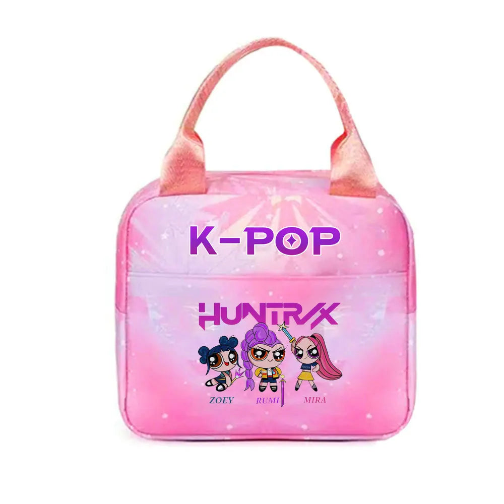 KPop Demon Hunters Insulated Lunch Bag with Shoulder Strap