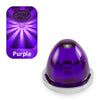 Purple waterproof LED side marker light for truck, trailer, or van